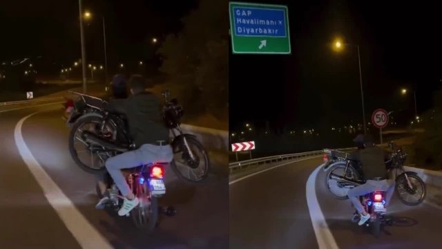 Motosikleti motosiklete yüklediler