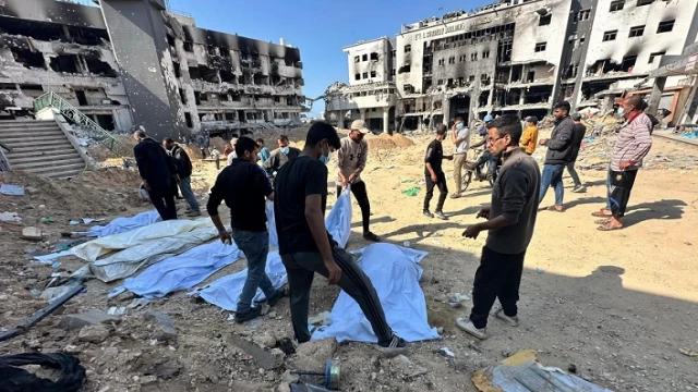 Gazze’deki toplu mezardan 190 ceset çıktı